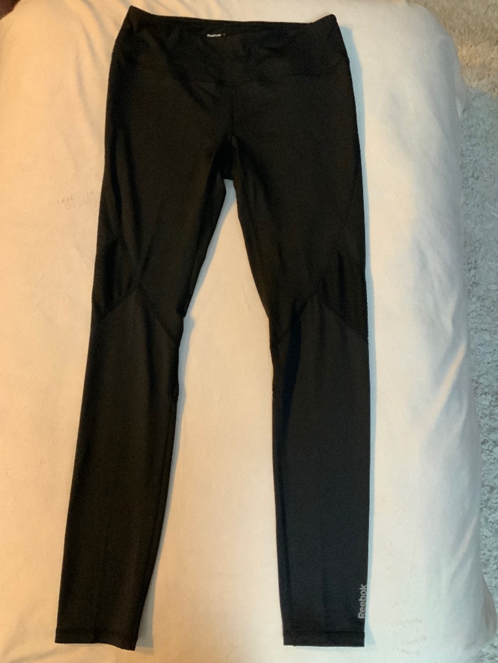 Reebok Black M leggings Gym Yoga Pilates Sporty Adventure Hiking Pickleball